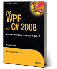 Pro WPF in C# 2008 Cover